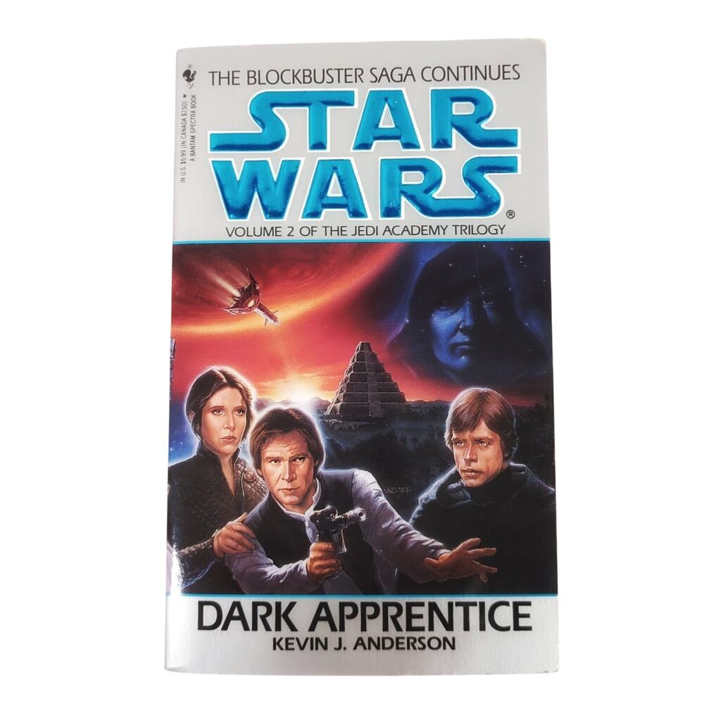 Star Wars Dark Apprentice Kevin J Anderson 1994 1st Print Mass Market Paperback